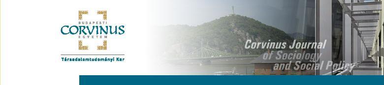 Corvinus Journal of Sociology and Social Policy